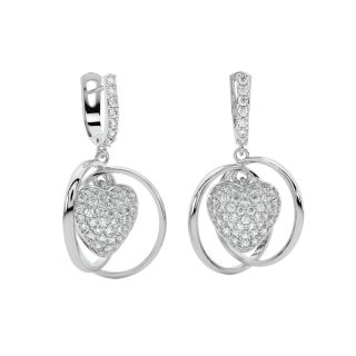 Rasine Round Diamond Earrings